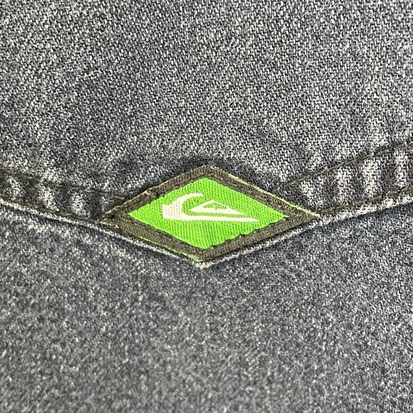 Vintage Quicksilver Mens Large Salt Water Denim Long Sleeve Button Up Shirt - Picture 6 of 9